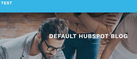 Default HuSpot blog